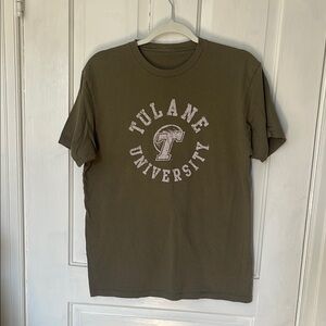 Tulane University Olive Green T-Shirt